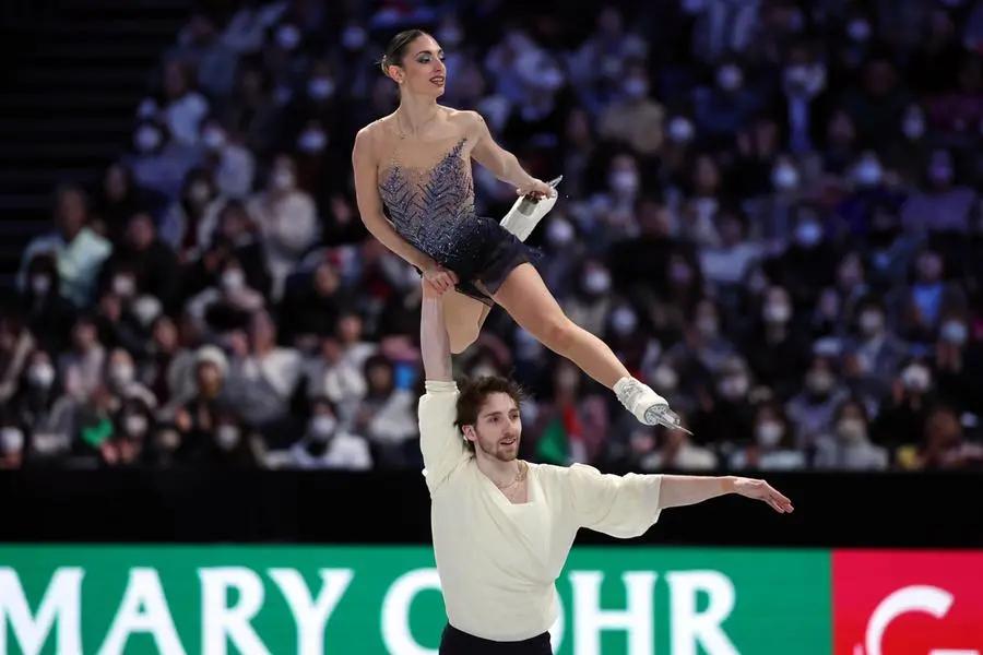 Sara Conti e Niccolo Macii al Grand Prix di Nagoya, , ANSA