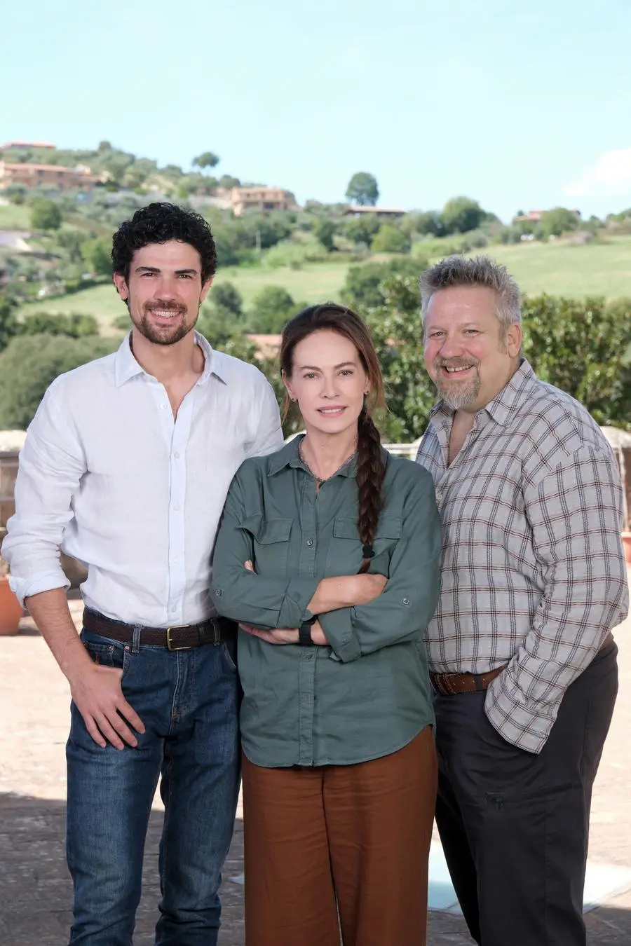 Giuseppe Spata, Elena Sofia Ricci e Gianluca Gobbi
