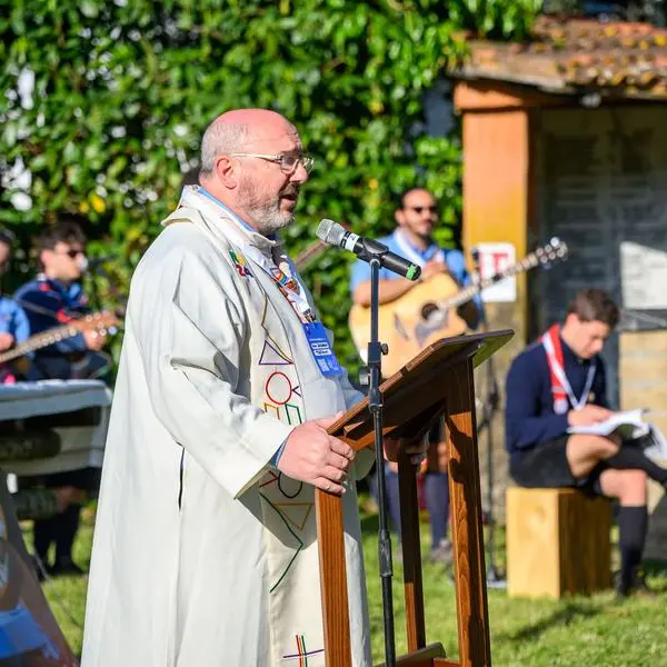 Don Andrea Turchini, assistente ecclesiastico generale Agesci. Credit: Matteo Bergamini