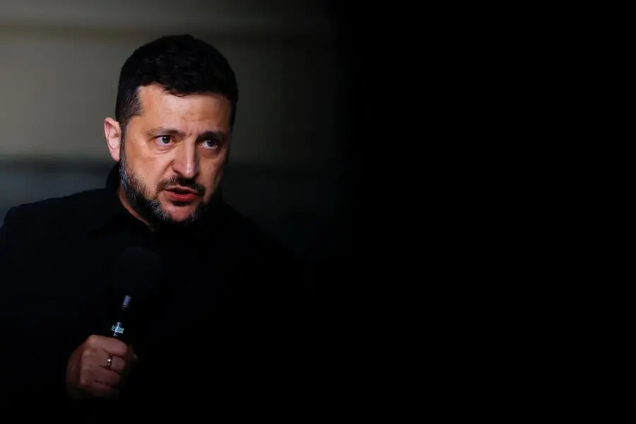 Il presidente ucraino Volodymyr Zelensky.