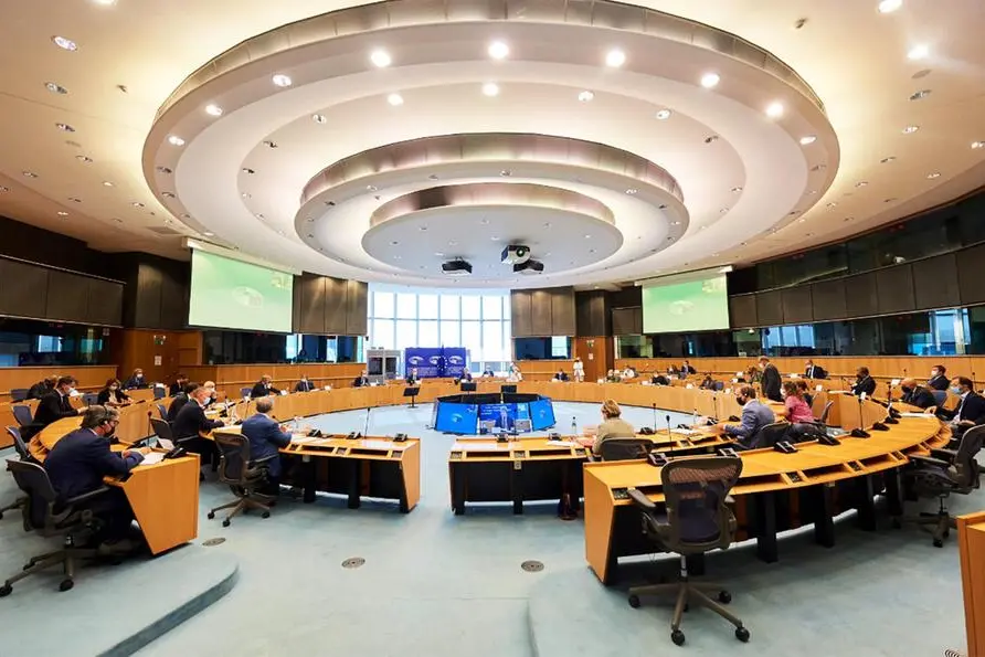 Una foto tratta dal profilo Twitter della presidente della Commissione europea, Ursula von der Leyen, Bruxelles, 9 Settembre 2021. TWITTER , ANSA