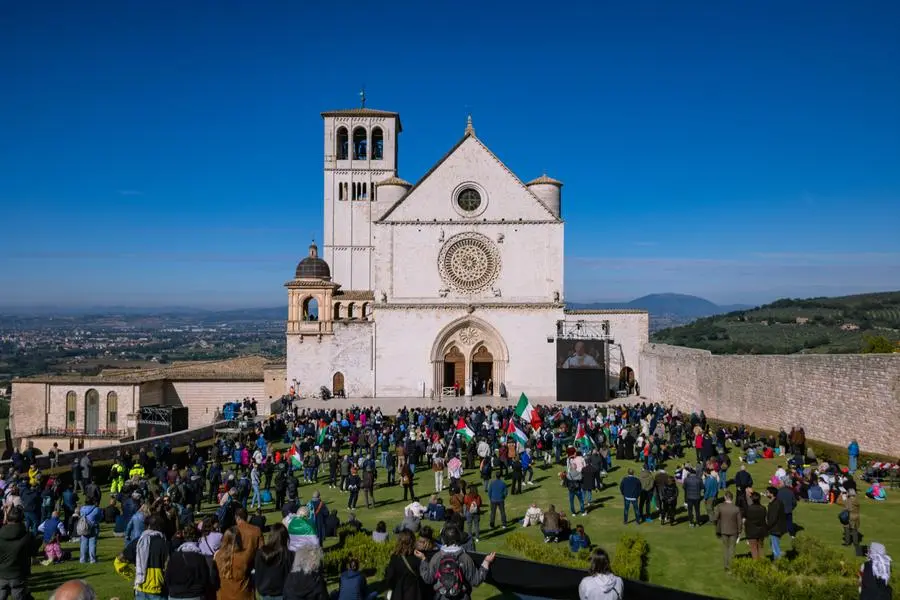 Un\\'immagine dell\\'anno scorso delle celebrazioni di San Francesco ad Assisi