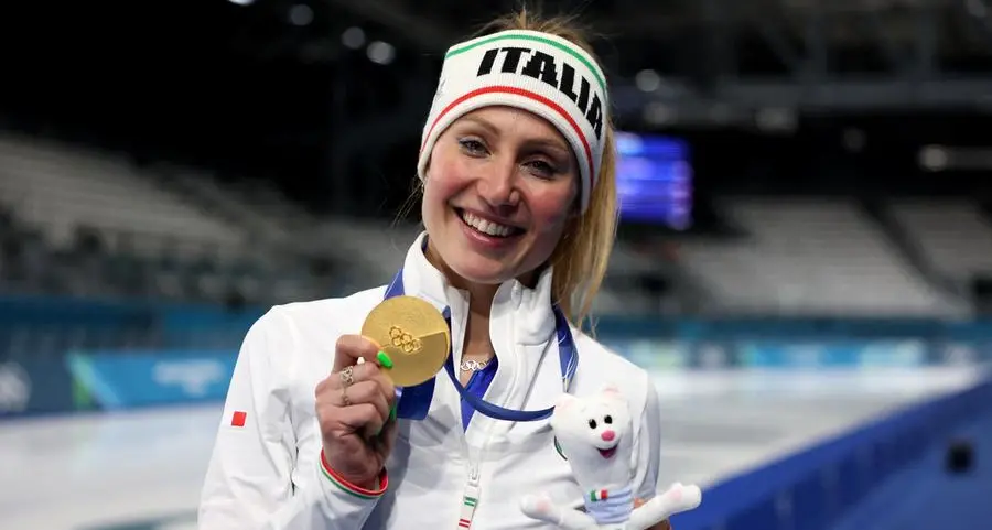 L’oro di Francesca Lollobrigida, medaglia di famiglia con bambino