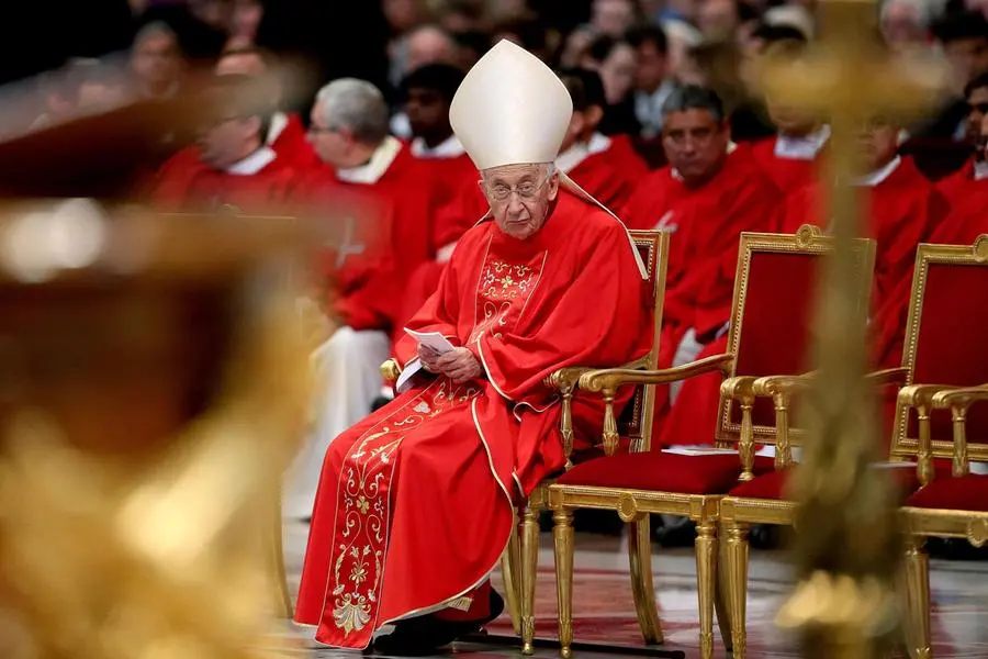 Cardinal Camillo Ruini in 2015 in St. Peter's Basilica