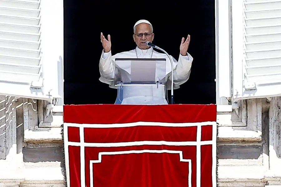 Il Papa durante l\\'Angelus , ANSA