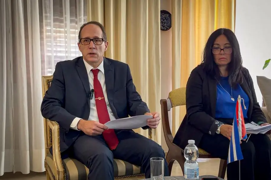 L\\u2019ambasciatore di Cuba presso la Santa Sede, Leyde Ernesto Rodr\\u00EDguez Hern\\u00E1ndez.