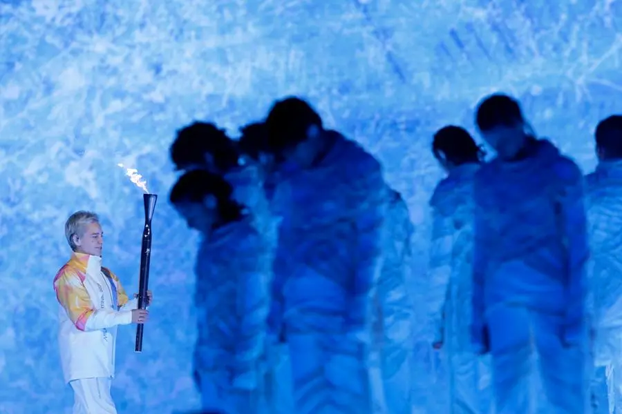 Milano Cortina 2026 Bebe Vio alla Cerimonia di apertura delle Paralimpiadi di Milano Cortina. , REUTERS