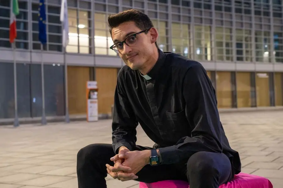 L\\'influencer Alberto Ravagnani in una foto del 2022 , IPA