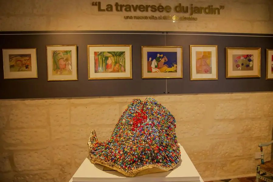 A work from the exhibition