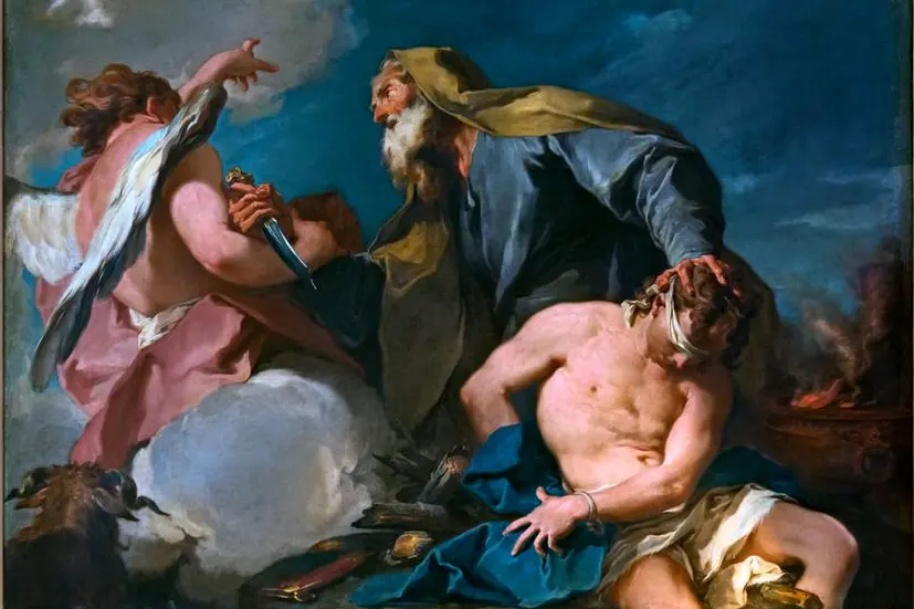 Il Sacrificio di Isacco, di Giambattista Pittoni.