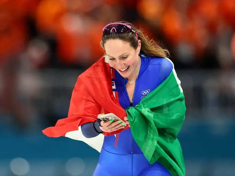 Francesca Lollobrigida, la mamma più bella d’Italia vola ancora: «Mi ha caricato l’oro di Federica Brignone»