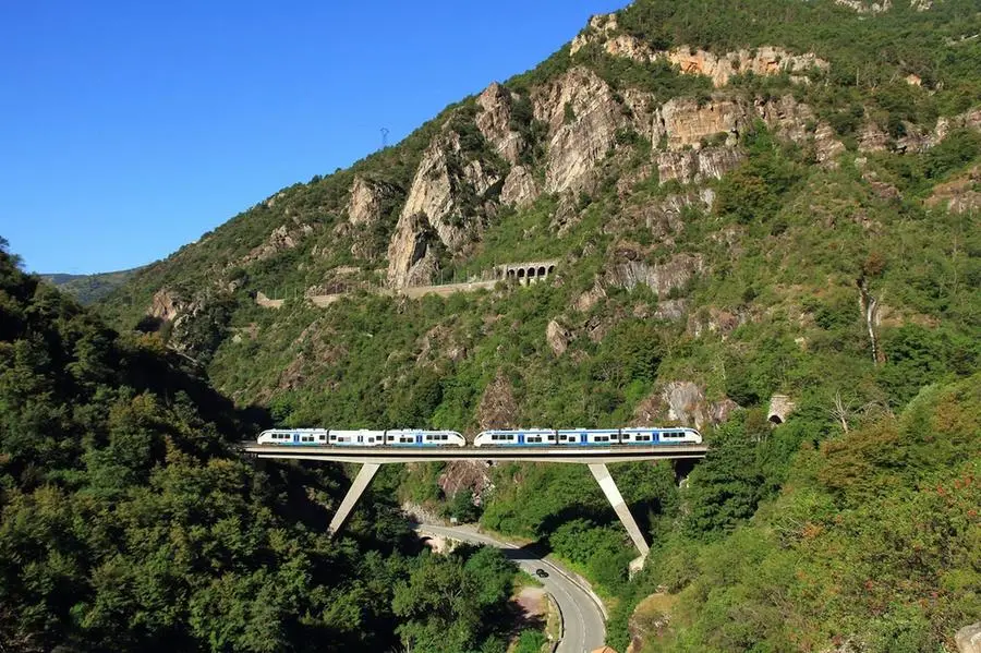 Un tratto della Cuneo Ventimiglia.