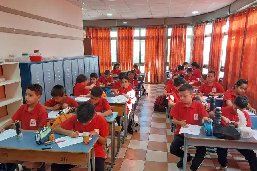 Alunni in una delle Scuole di Terra Santa.