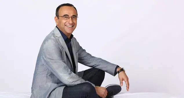 Carlo Conti, papà impegnato e felice