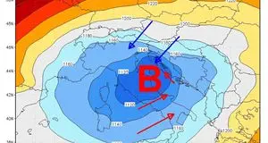 Il tempo previsto fino a lunedì