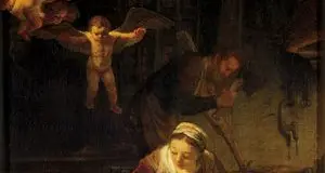 La \"Sacra\" famiglia di Rembrandt