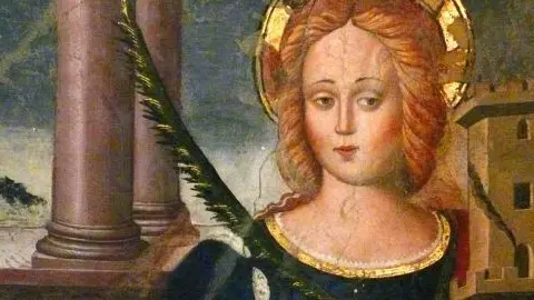 Santa Barbara, la martire del fuoco “sequestrata” dal padre