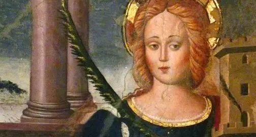 Santa Barbara, la martire del fuoco “sequestrata” dal padre