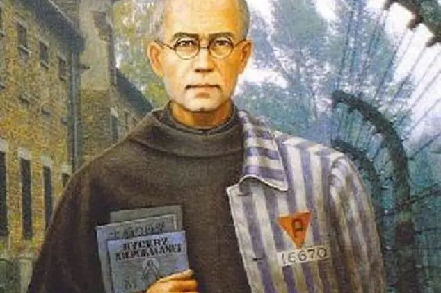 San Massimiliano Maria Kolbe (1894-1941), francescano polacco e martire di Auschwitz. Nato a Zdu\\u0144ska-Wola il 7 gennaio 1894, mor\\u00EC nel campo di concentramento nazista il 14 agosto 1941, dopo essersi offerto di morire al posto di un padre di famiglia