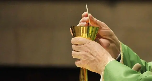 Può un fedele raccogliere un’ostia caduta?