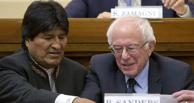 Sanders: «Sull'economia ha ragione il Papa»