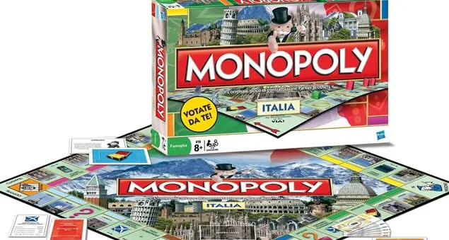 Il nuovo Monopoly con le città italiane