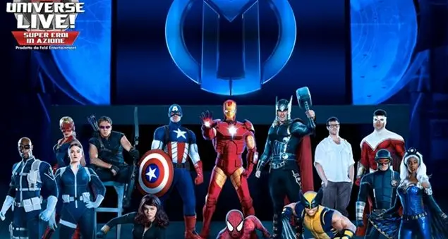 Un palco di supereroi