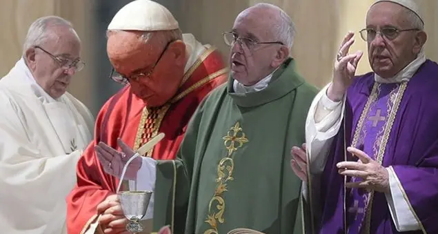 L’origine dei colori delle vesti usate nella liturgia