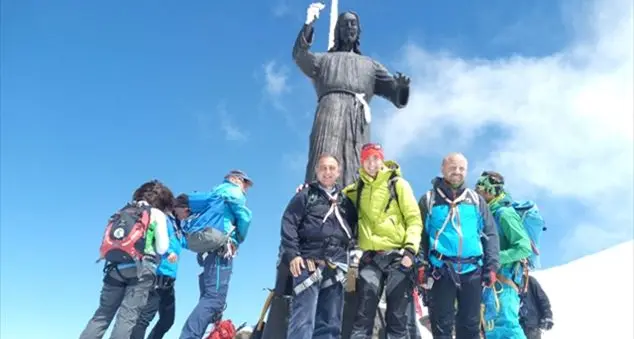 In vetta al Rosa per festeggiare i cent'anni degli scout cattolici