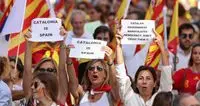 In piazza per chiedere l'unità: la voce dell'altra Catalogna
