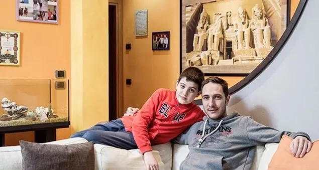 Luca, un papà super: «La mamma non c'è più, a te, bambino mio, dico grazie»