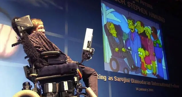 Stephen Hawking, dalla scienza alla Tv