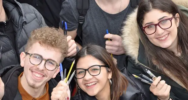 Anche San Gabriele festeggia i cento giorni alla Maturità