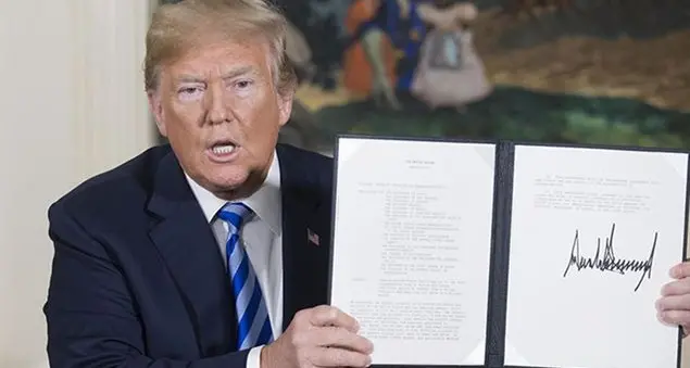 Trump straccia l'accordo con l'Iran sul nucleare