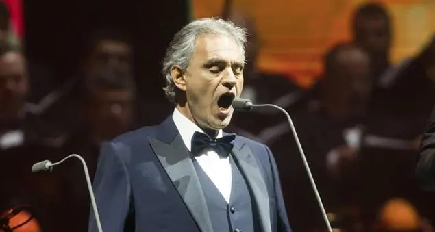 Bel canto e solidarietà con Bocelli all'Arena di Verona