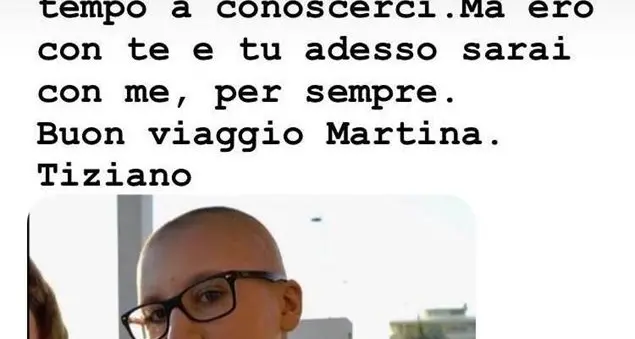 Tiziano Ferro e Martina, volata via prima della maturità con una sua canzone