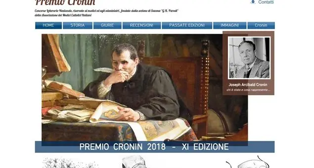 XI edizione del Premio Letterario Nazionale ‘ Cronin’ dei medici cattolici a Savona