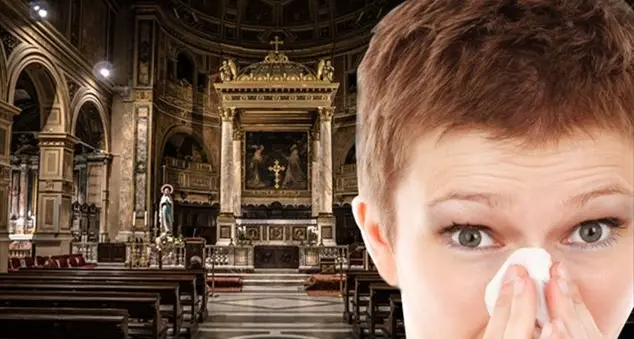 Segno della pace, Comunione e... l'igiene del contatto a Messa