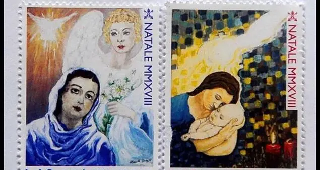 Il carcerato che disegna i francobolli di Natale per il Papa