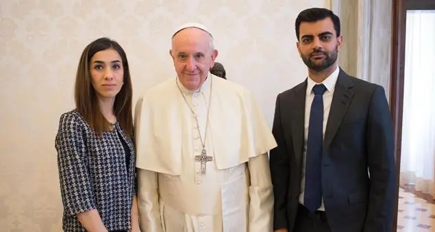 E dopo il Nobel per la pace Nadia Murad incontra papa Francesco