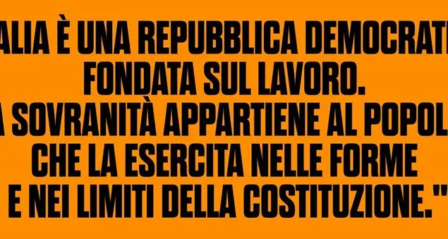 La sovranità appartiene al popolo