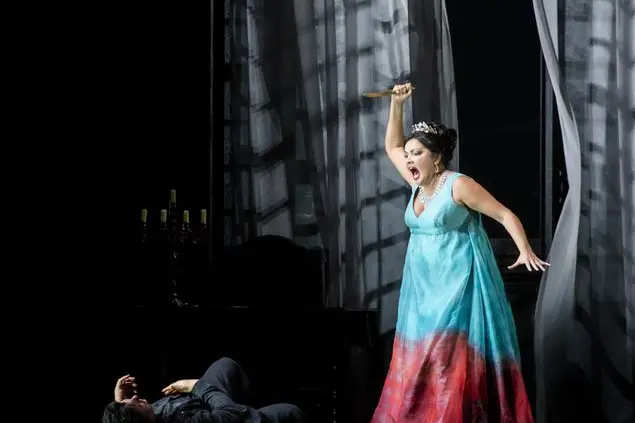 Una scena della Tosca andata in scena alla Scala nel 2019