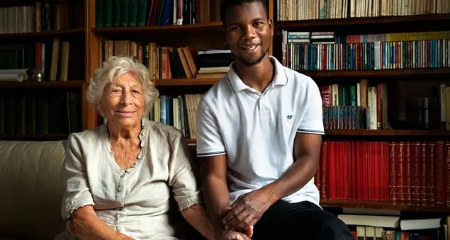 Per Abdelaziz una nuova vita a casa di \"nonna\" Luciana