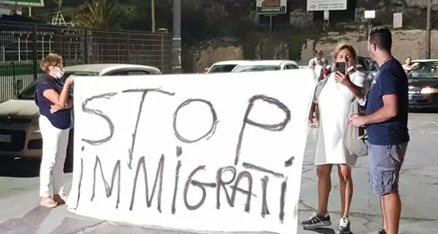 A Lampedusa proteste contro gli sbarchi