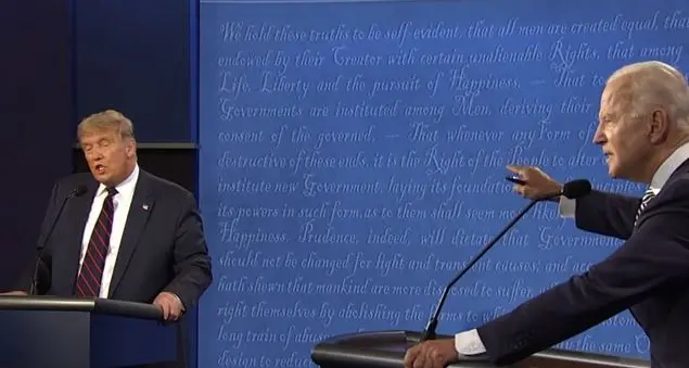 È subito rissa fra Donald Trump e Joe Biden