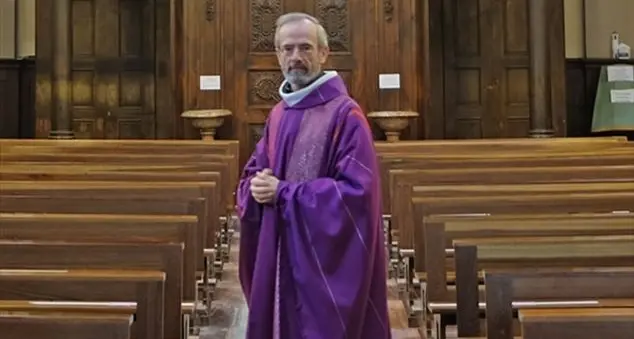 Don Paolo Papone, il parroco del Cervino