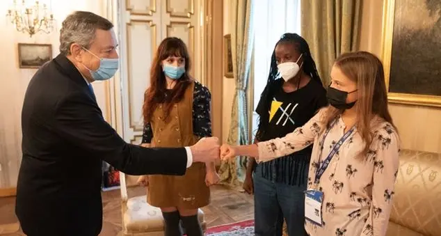 Draghi allo Youth4Climate: «Vi stiamo ascoltando»