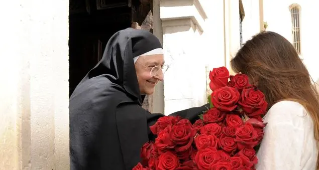 La priora di Santa Rita: «Auguro alle donne di trovare sempre mani pronte a una carezza»
