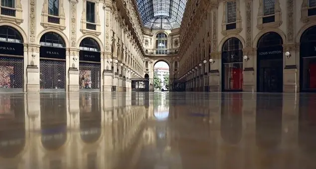 La Milano spettrale in lockdown