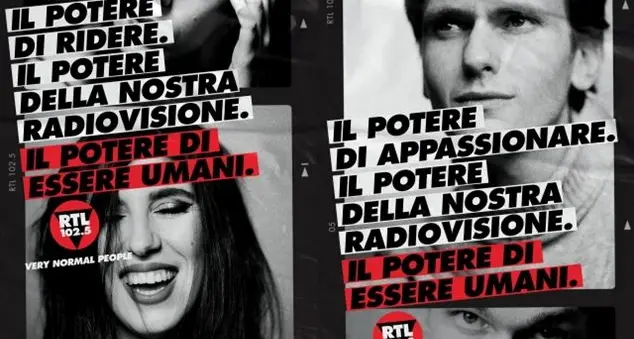 \"Il potere della radiovisione. Il potere di essere umani\": parte la nuova campagna di RTL 102.5